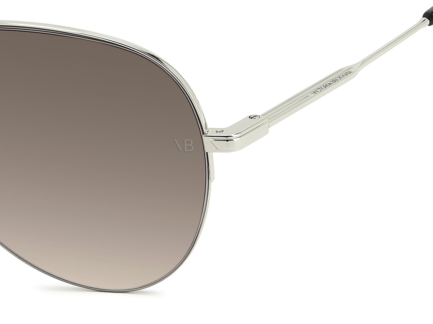 Sunglasses Victoria Beckham Vb 1000/S 208889 8JD DG color palladium havana shape aviator lenses violet shaded
