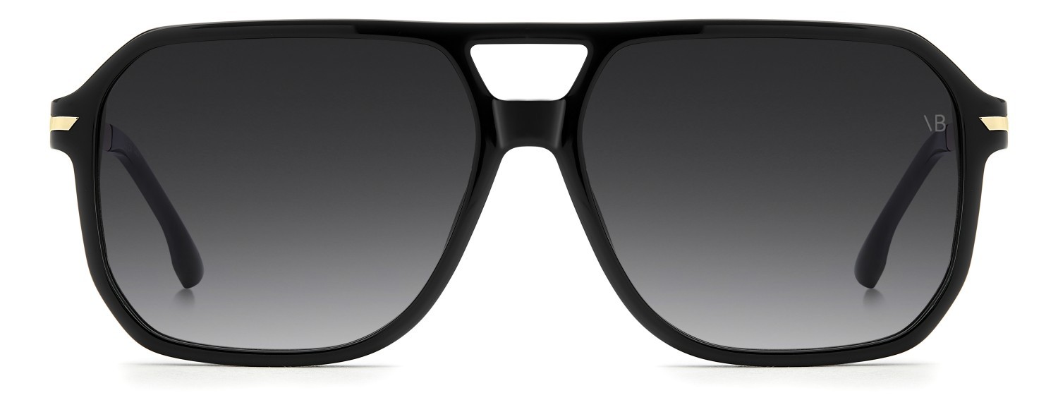 Sonnenbrillen Victoria Beckham Vb 1002/S 208891 807 9O farbe black form navigator gläser dark grey shaded