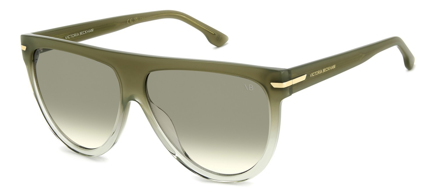 Sunglasses Victoria Beckham Vb 1004/S 208893 4C3 9K color olive shape square lenses green shaded