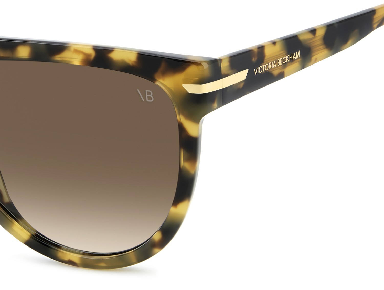 Sunglasses Victoria Beckham Vb 1004/S 208893 EPZ HA color yellow havana shape square lenses brown shaded
