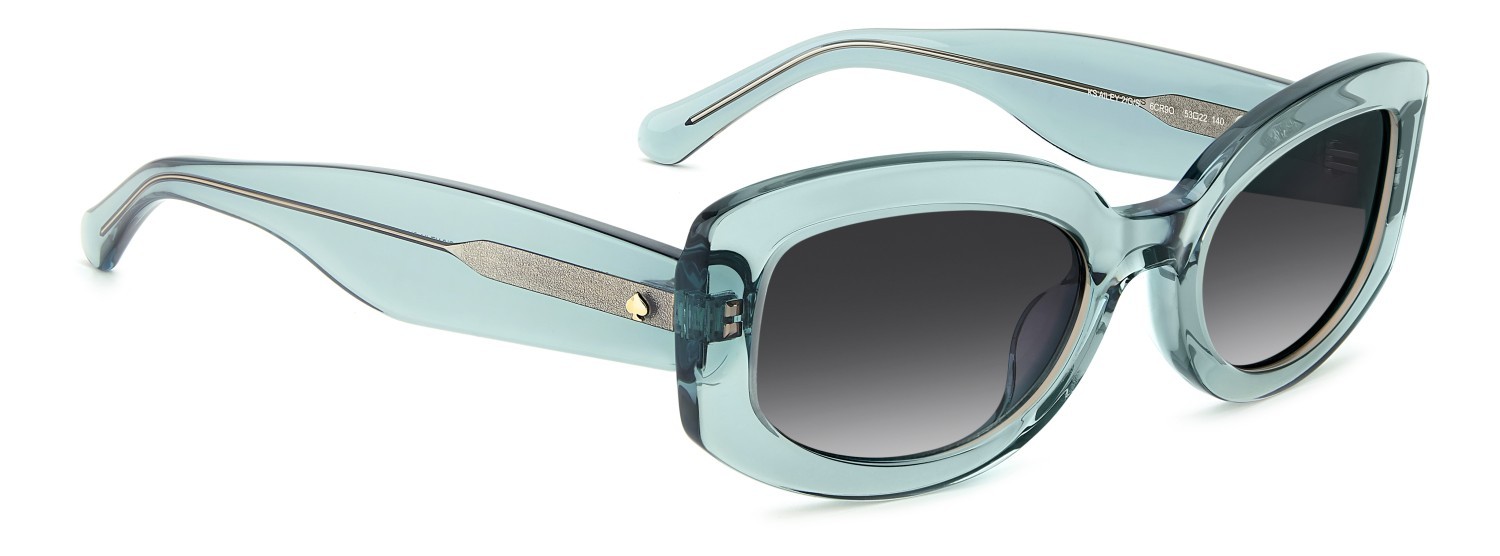 Sonnenbrillen Kate Spade Ks Ailey 2/G 208904 6CR 9O farbe sage form rechteckig gläser dark grey shaded