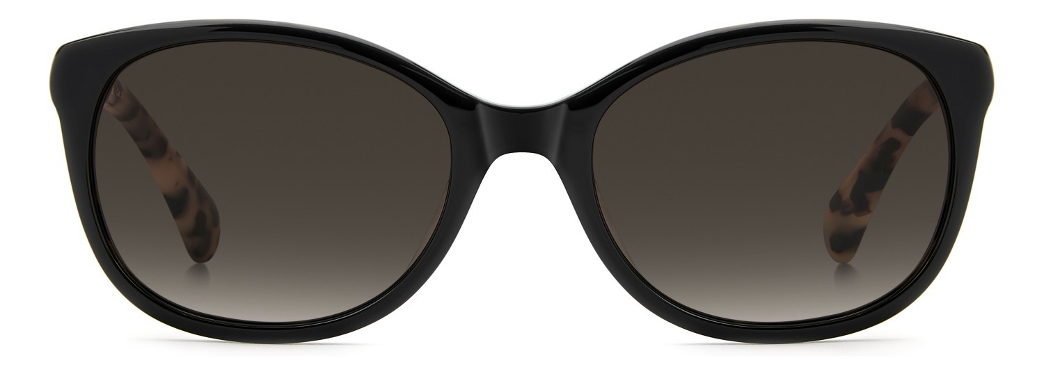 Sunglasses Kate Spade Ks Geneva 2/G 208905 WR7 HA color black havana shape oval lenses brown shaded