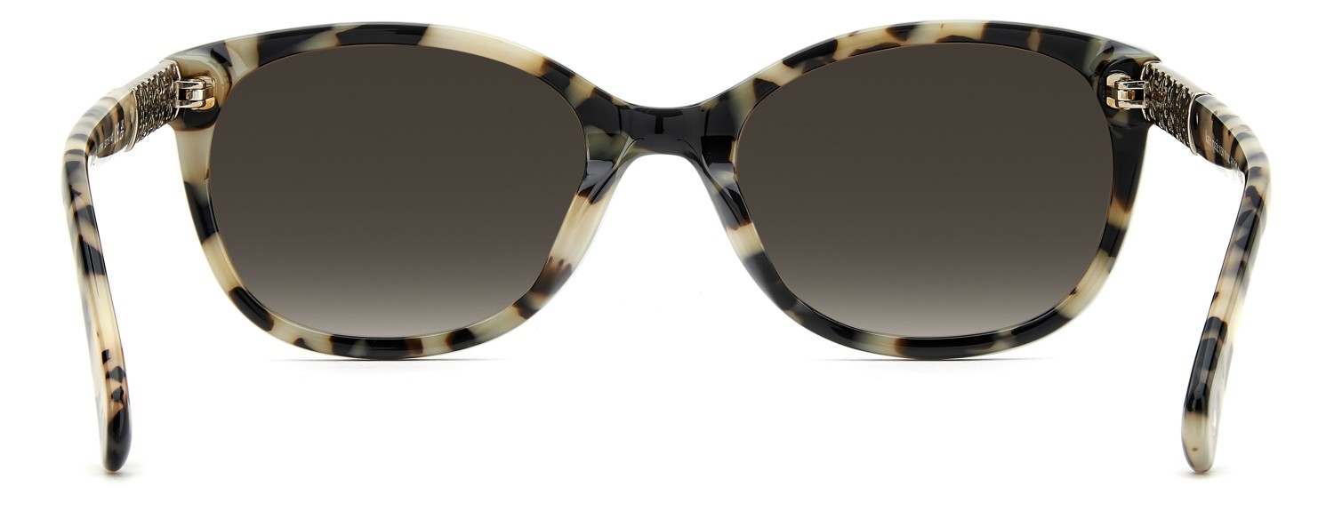 Sunglasses Kate Spade Ks Geneva 2/G 208905 WR7 HA color black havana shape oval lenses brown shaded