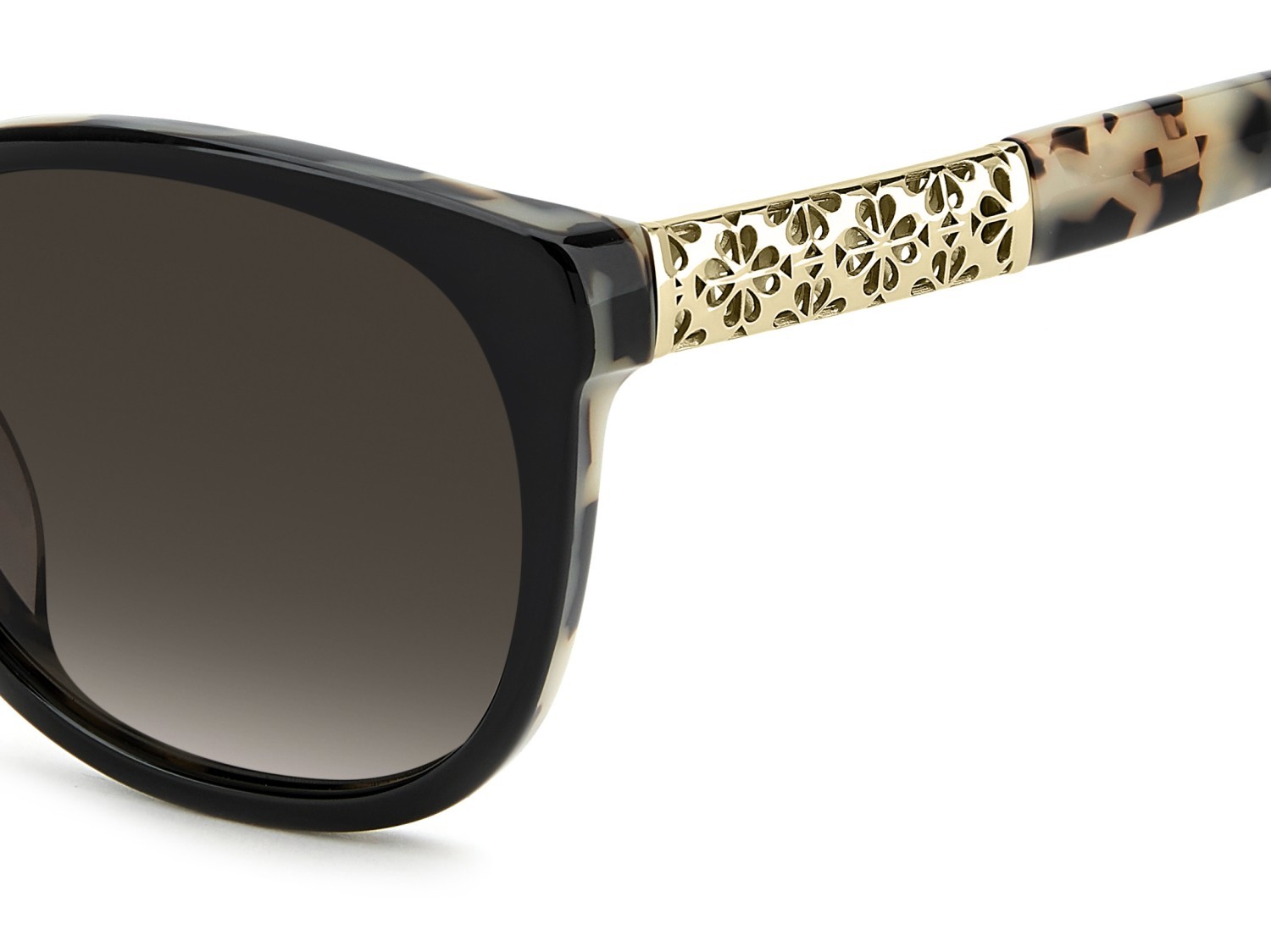Sunglasses Kate Spade Ks Geneva 2/G 208905 WR7 HA color black havana shape oval lenses brown shaded