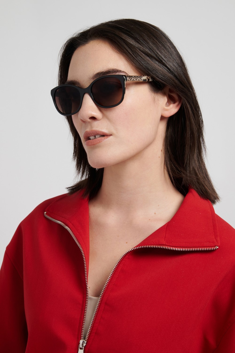 Sunglasses Kate Spade Ks Geneva 2/G 208905 WR7 HA color black havana shape oval lenses brown shaded