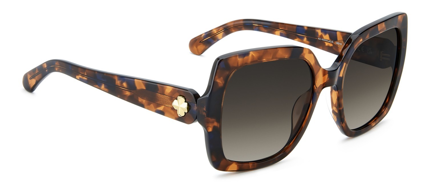 Sunglasses Kate Spade Ks Amaya 2/G 208906 086 HA color havana shape square lenses brown shaded