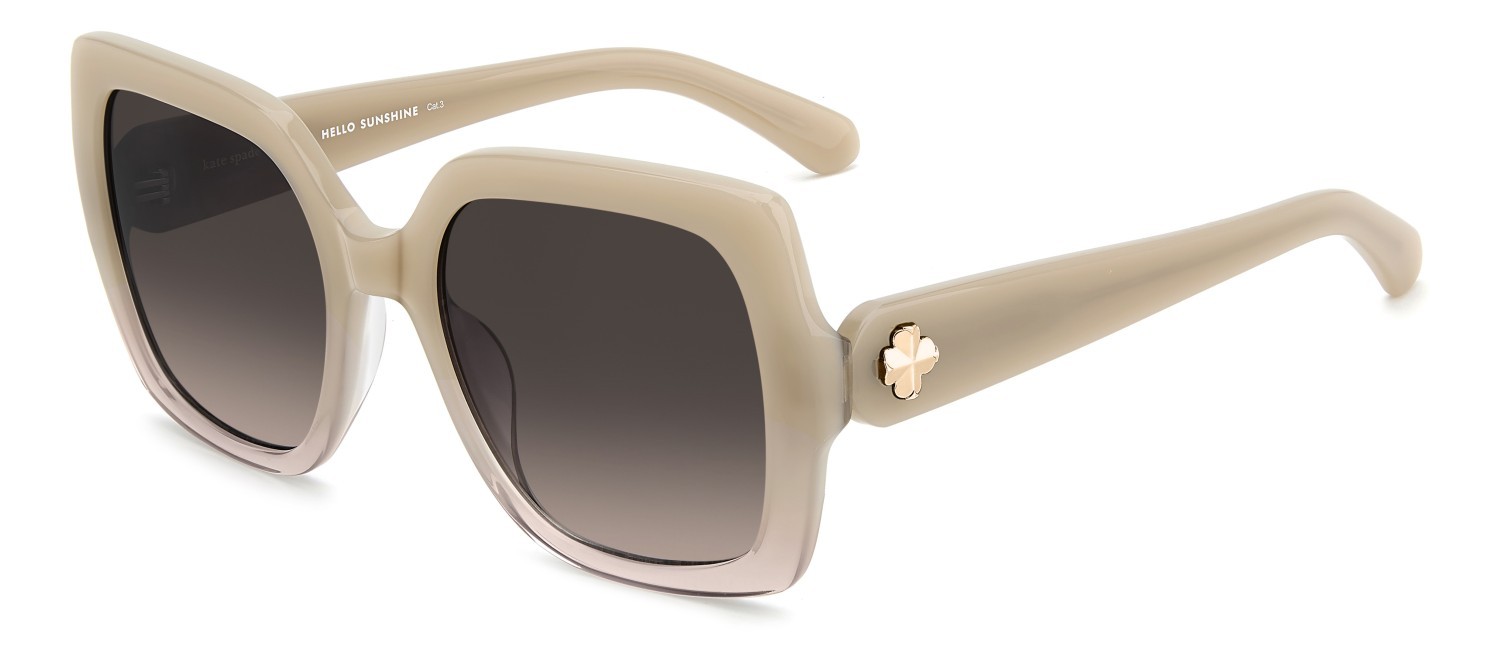 Sunglasses Kate Spade Ks Amaya 2/G 208906 0MY HA color brown shaded beige shape square lenses brown shaded