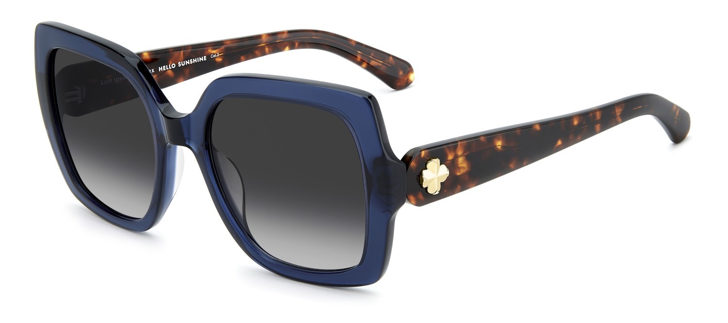 Sunglasses Kate Spade Ks Amaya 2/G 208906 PJP 9O color blue shape square lenses dark grey shaded