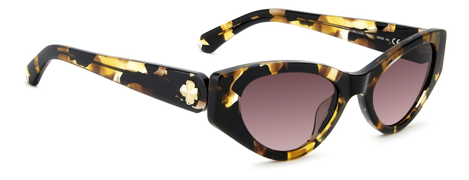 Sunglasses Kate Spade Ks Bria 2/G 208908 086 3X color havana shape cat eye lenses pink doubleshade