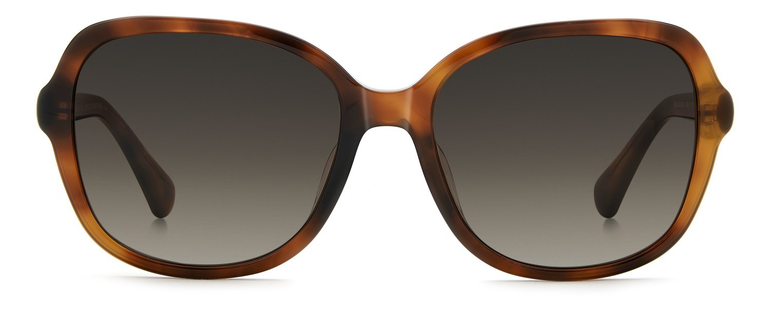 Occhiali da sole Kate Spade Ks Eliza 2/G 208910 086 HA colore havana forma rotondo lenti brown shaded