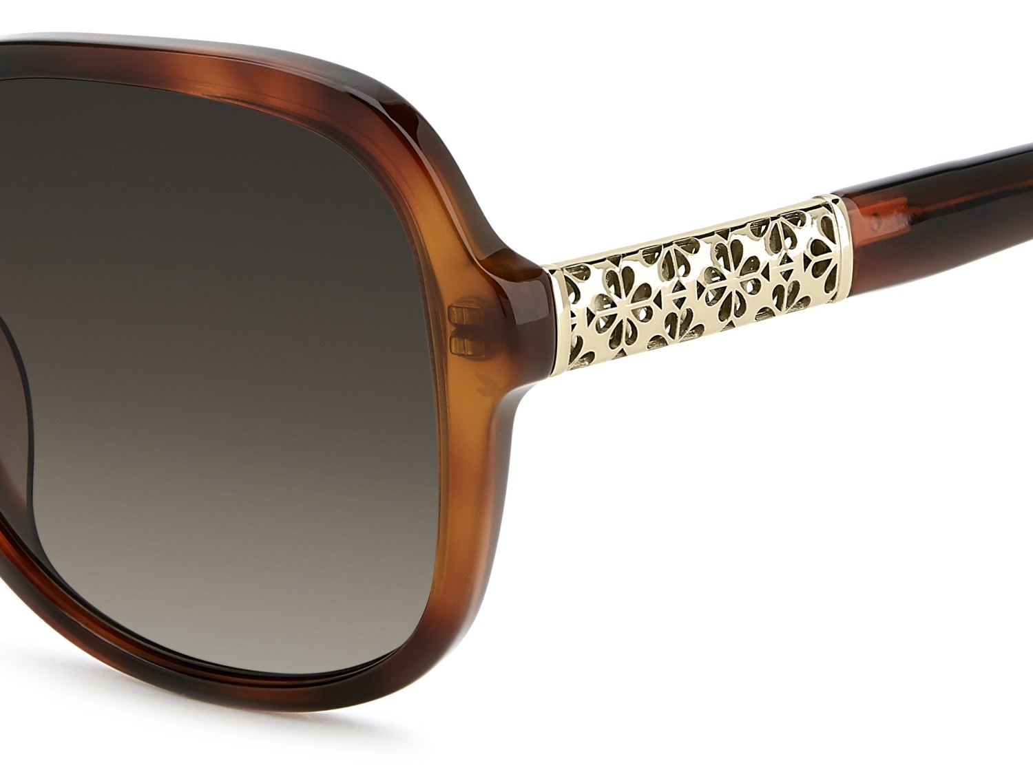 Occhiali da sole Kate Spade Ks Eliza 2/G 208910 086 HA colore havana forma rotondo lenti brown shaded