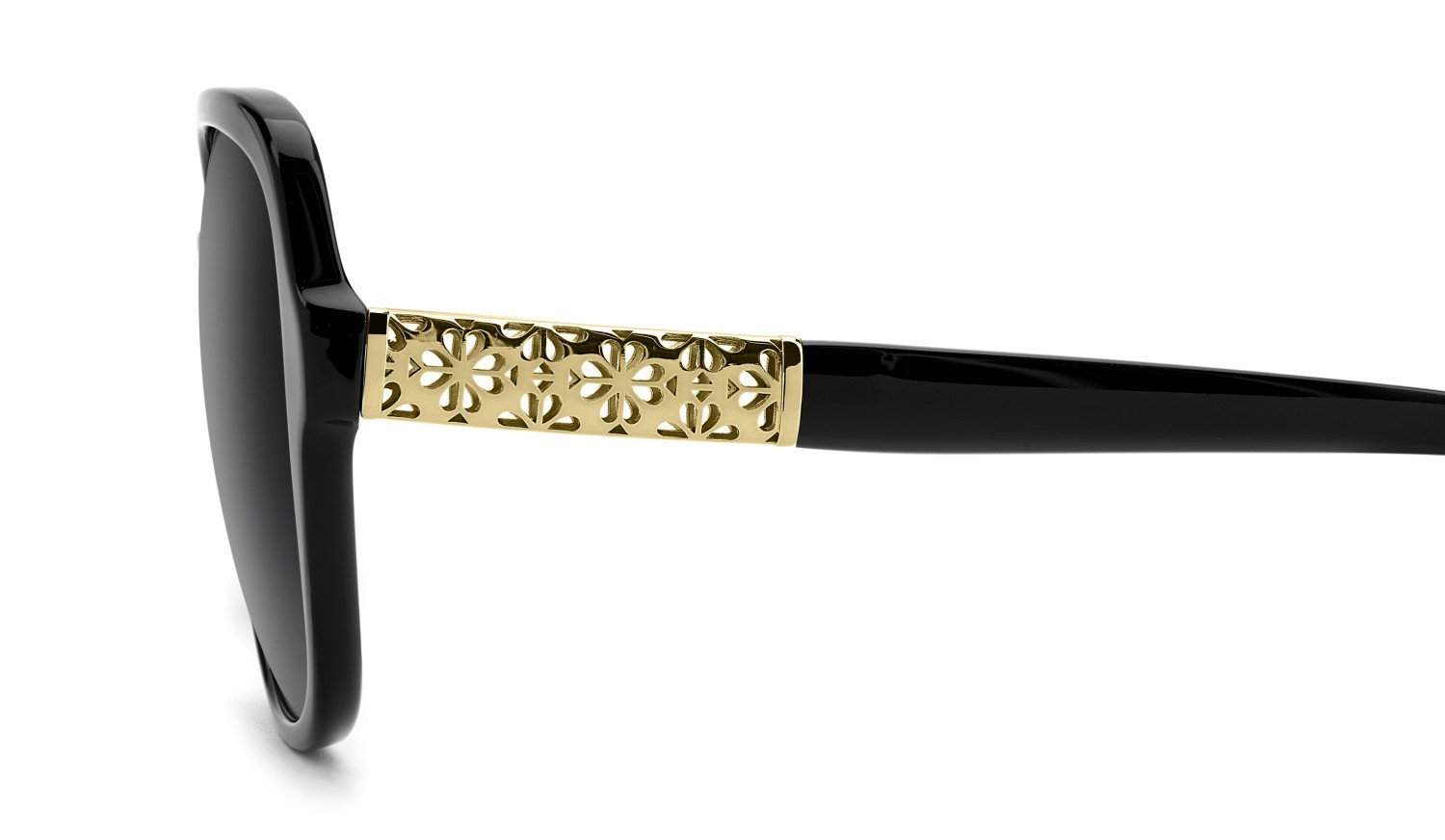Occhiali da sole Kate Spade Ks Eliza 2/G 208910 807 9O colore black forma rotondo lenti dark grey shaded
