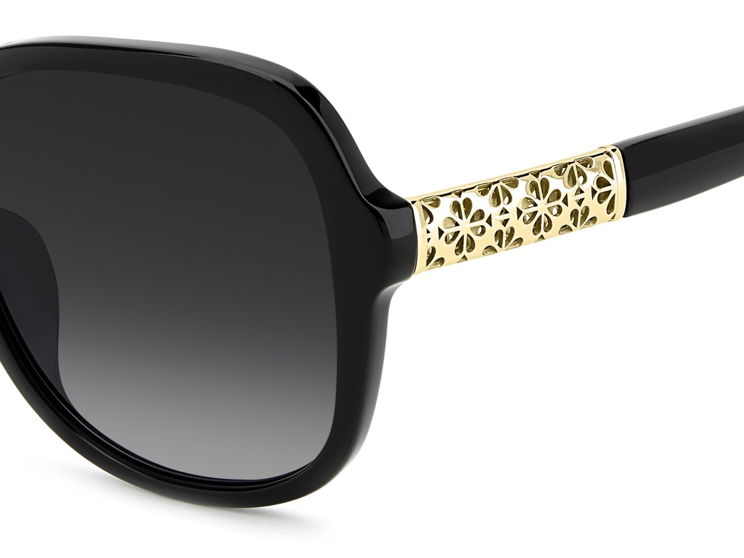 Occhiali da sole Kate Spade Ks Eliza 2/G 208910 807 9O colore black forma rotondo lenti dark grey shaded