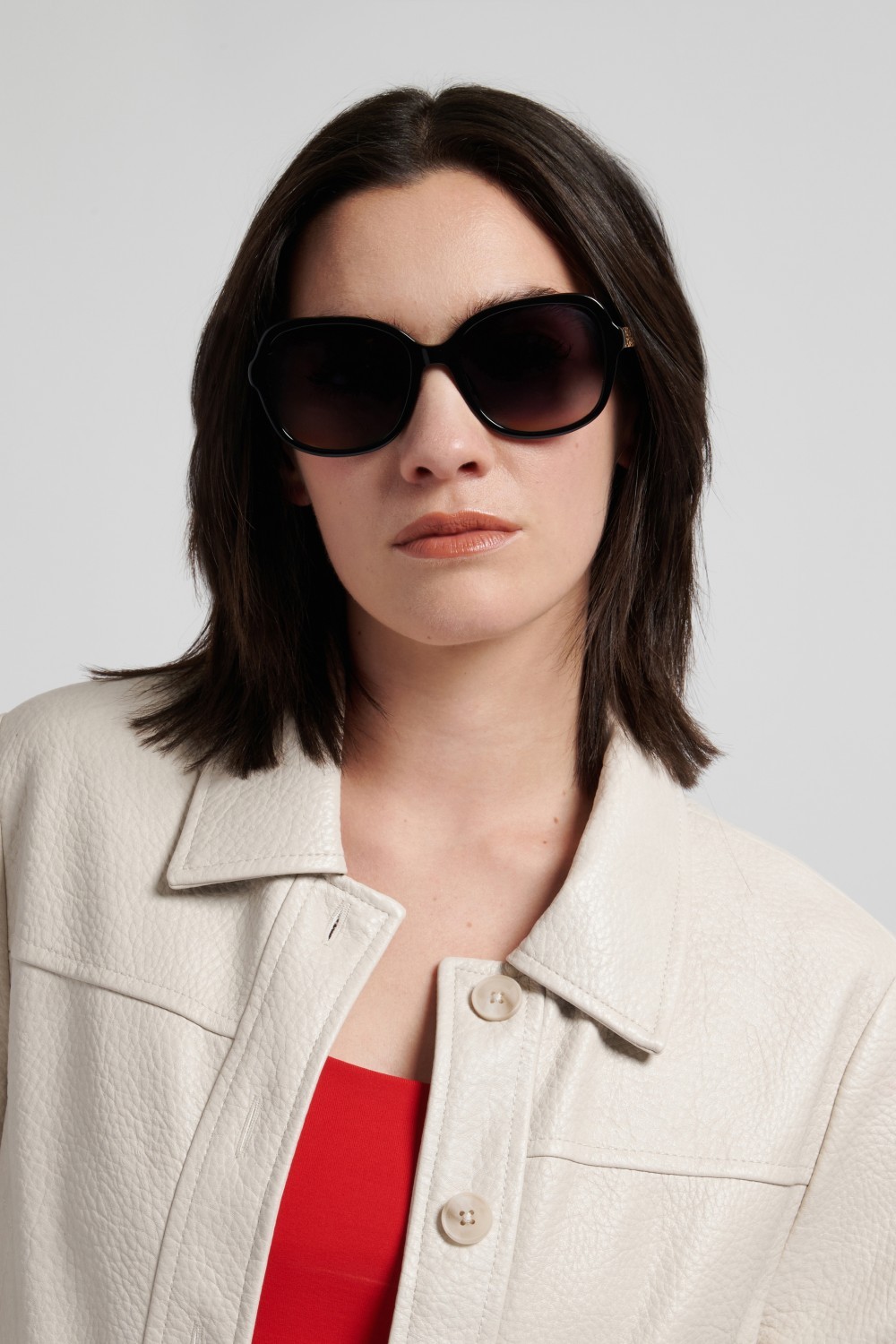 Occhiali da sole Kate Spade Ks Eliza 2/G 208910 807 9O colore black forma rotondo lenti dark grey shaded