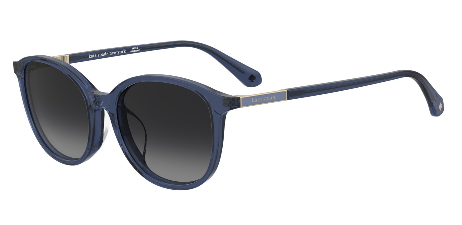 Sonnenbrillen Kate Spade Ks Fara 2/F 208912 PJP 9O farbe blue form oval gläser dark grey shaded