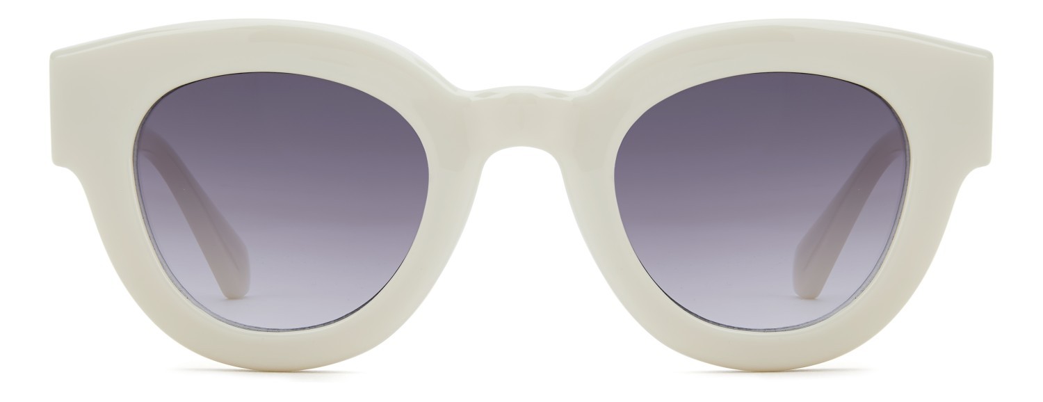 Sunglasses Privé Revaux Pr3002/G 208918 VK6 9O color white shape pantos lenses dark grey shaded