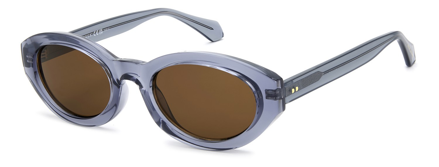 Sunglasses Privé Revaux Pr3004/G 208919 63M 70 color crystal grey shape oval lenses brown
