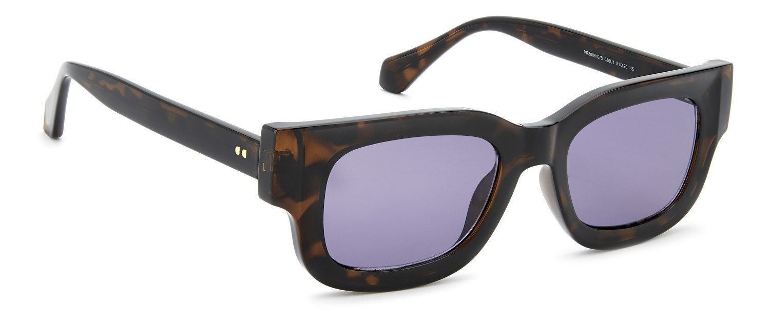 Sunglasses Privé Revaux Pr3006/G 208922 086 U1 color havana shape rectangle lenses pink