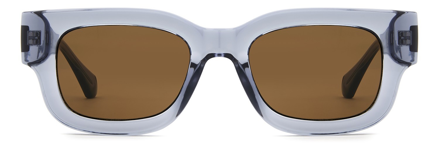 Sunglasses Privé Revaux Pr3006/G 208922 63M 70 color crystal grey shape rectangle lenses brown