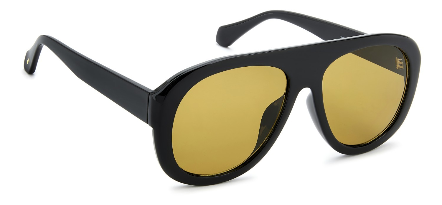 Occhiali da sole Privé Revaux Pr3007/S 208925 71C HO colore black yellow forma aviator lenti yellow