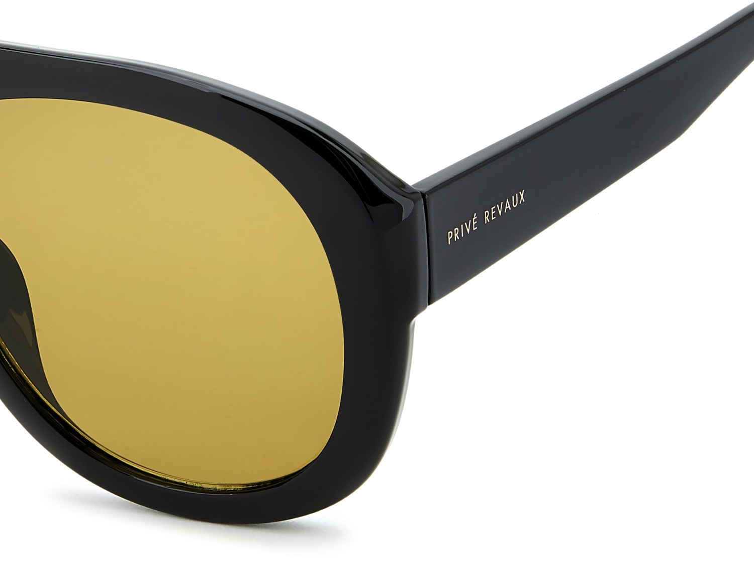 Occhiali da sole Privé Revaux Pr3007/S 208925 71C HO colore black yellow forma aviator lenti yellow