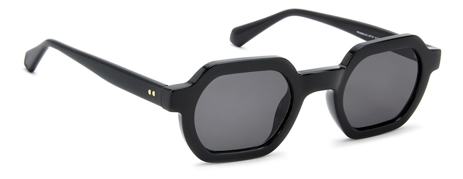 Sunglasses Privé Revaux Pr3008/G 208927 807 IR color black shape square lenses grey