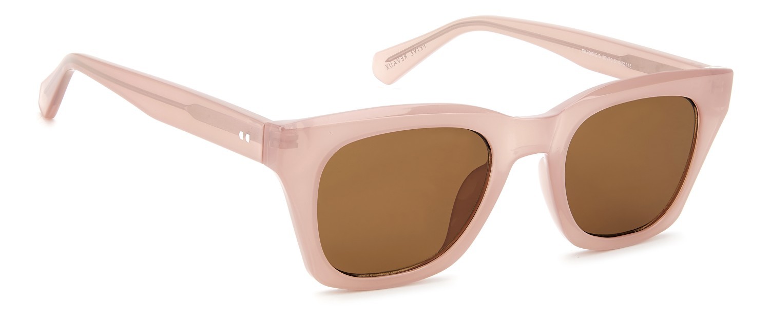 Sunglasses Privé Revaux Pr3009/G 208928 3DV 70 color crystal pink shape rectangle lenses brown