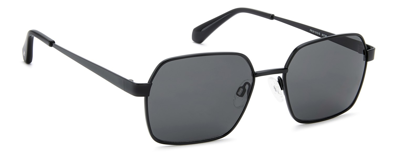 Sunglasses Privé Revaux Pr3010/G 208930 807 IR color black shape rectangle lenses grey