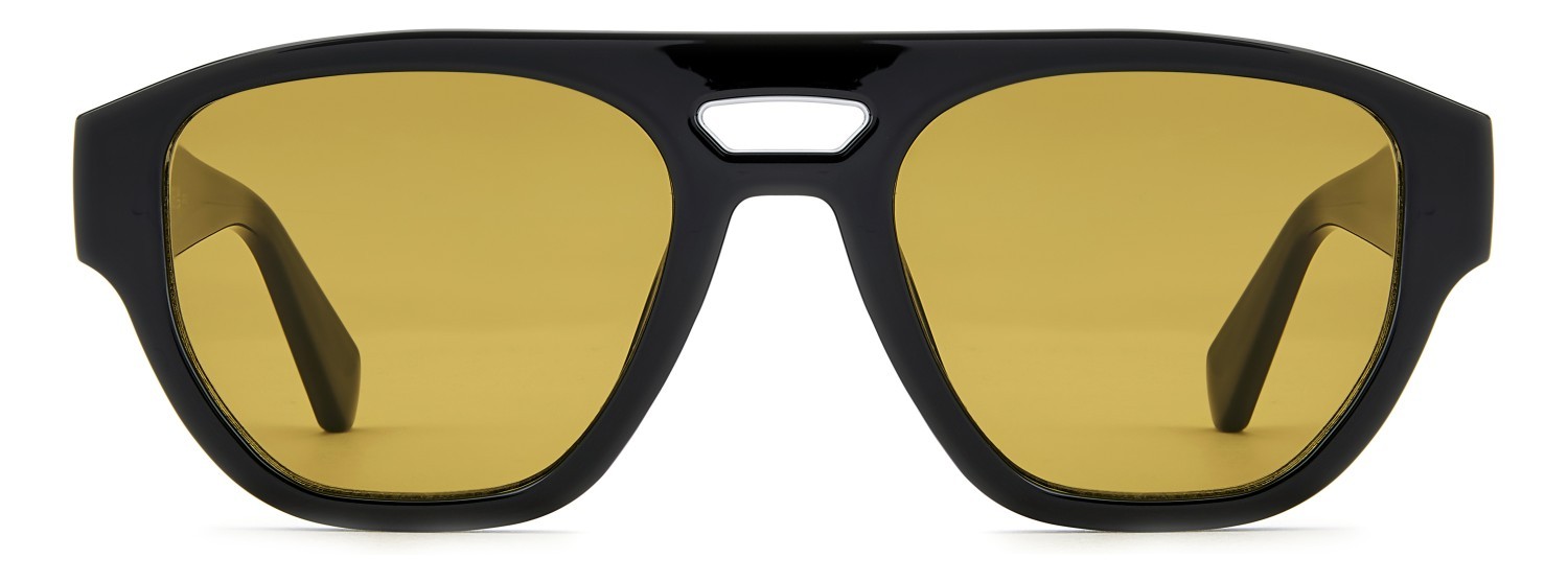 Sunglasses Privé Revaux Pr3011/G 208932 71C HO color black yellow shape rectangle lenses yellow
