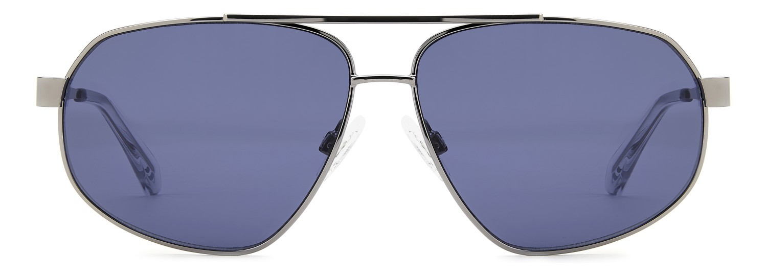 Sunglasses Privé Revaux Pr3012/G 208933 SCB KU color silver blue shape rectangle lenses blue