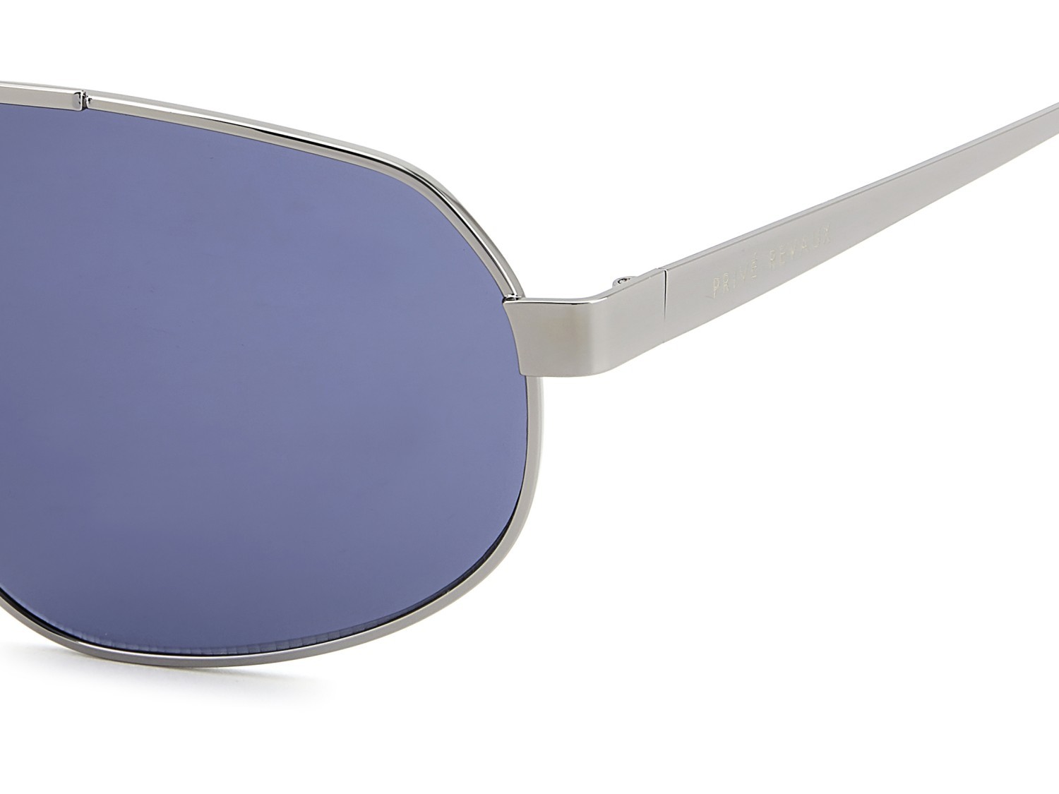Sunglasses Privé Revaux Pr3012/G 208933 SCB KU color silver blue shape rectangle lenses blue
