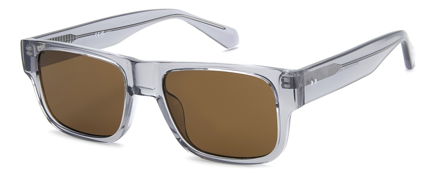 Sunglasses Privé Revaux Pr3013/G 208935 63M 70 color crystal grey shape rectangle lenses brown