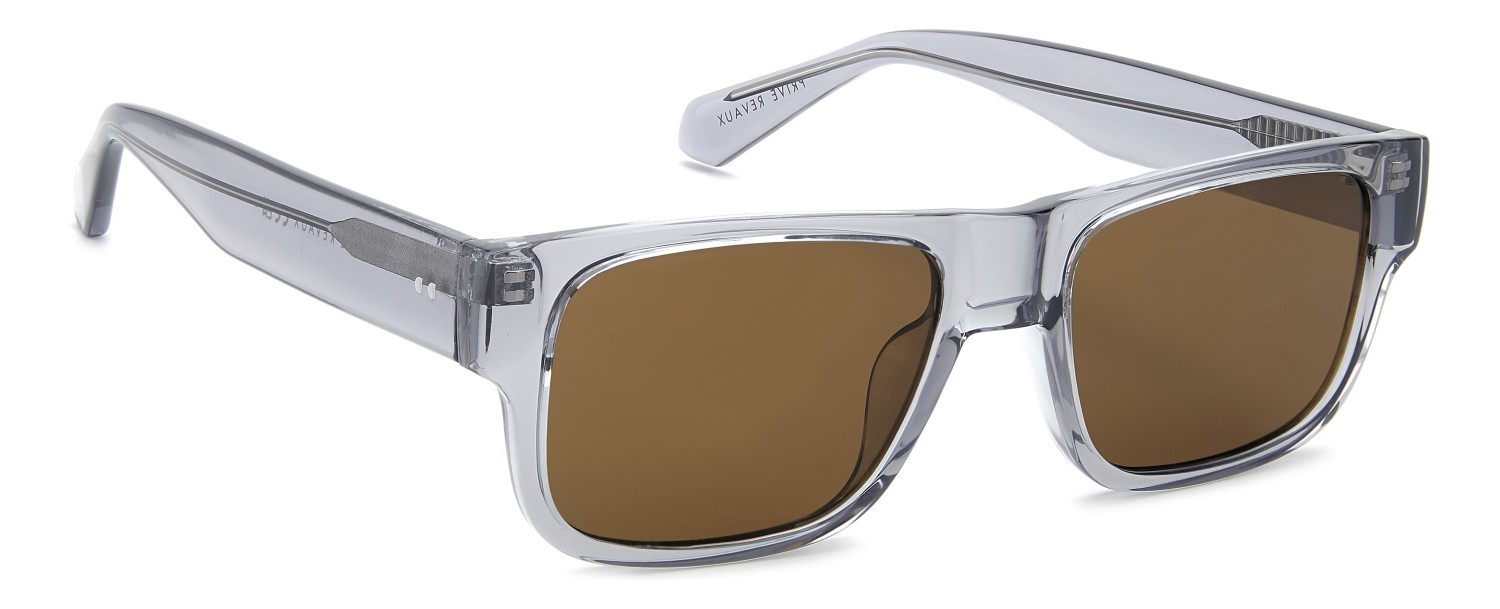 Sunglasses Privé Revaux Pr3013/G 208935 63M 70 color crystal grey shape rectangle lenses brown