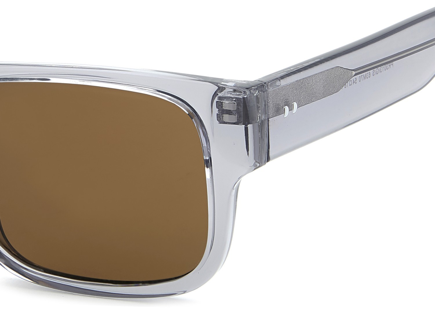 Sunglasses Privé Revaux Pr3013/G 208935 63M 70 color crystal grey shape rectangle lenses brown