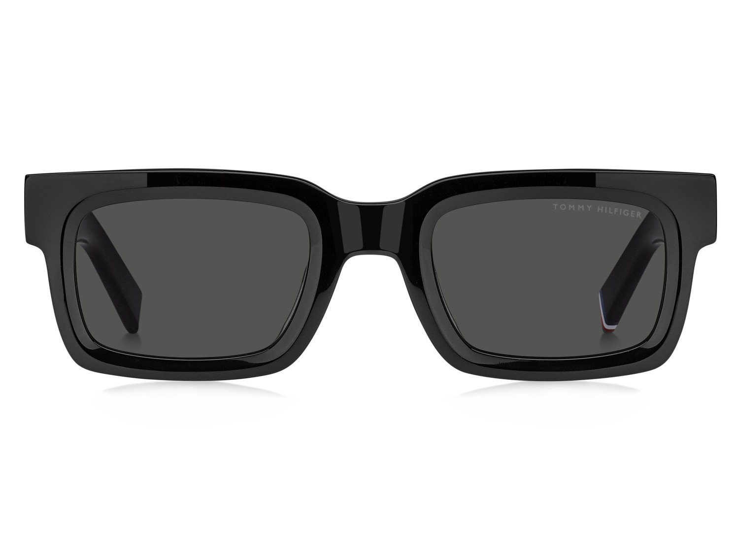 Occhiali da sole Tommy Hilfiger Th 2368/S 208938 807 IR colore black forma rettangolare lenti grey