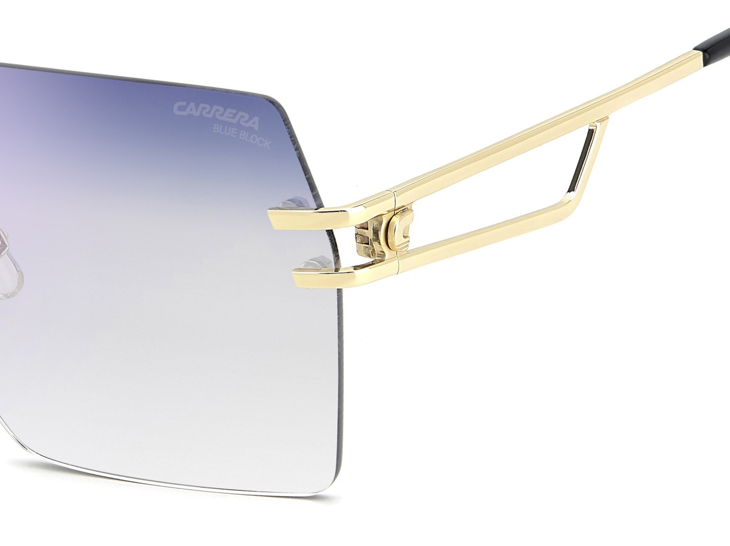 Sonnenbrillen Carrera Ca 3102/S 209041 J5G K6 farbe gold form rechteckig gläser blushaded bluabsorber