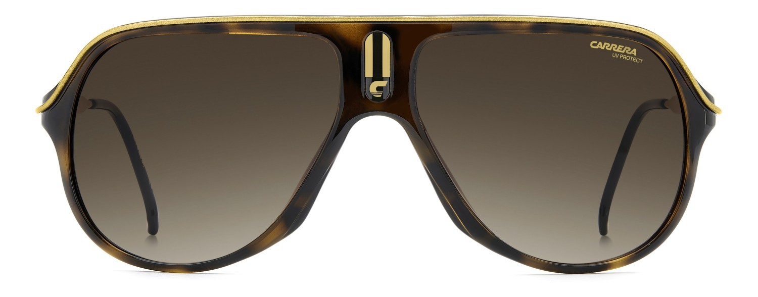 Sonnenbrillen Carrera Safari/S 209209 086 HA farbe havana form rechteckig gläser brown shaded