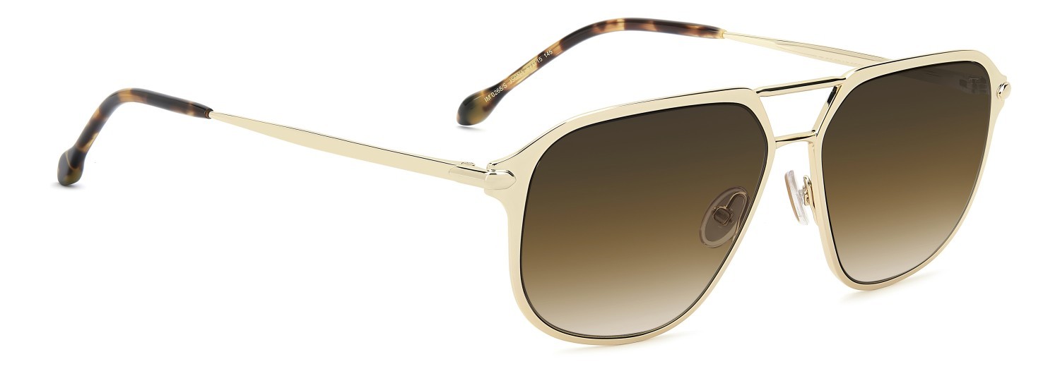 Sunglasses Isabel Marant Im 0268/S 209671 J5G N4 color gold shape aviator lenses brown shaded brick