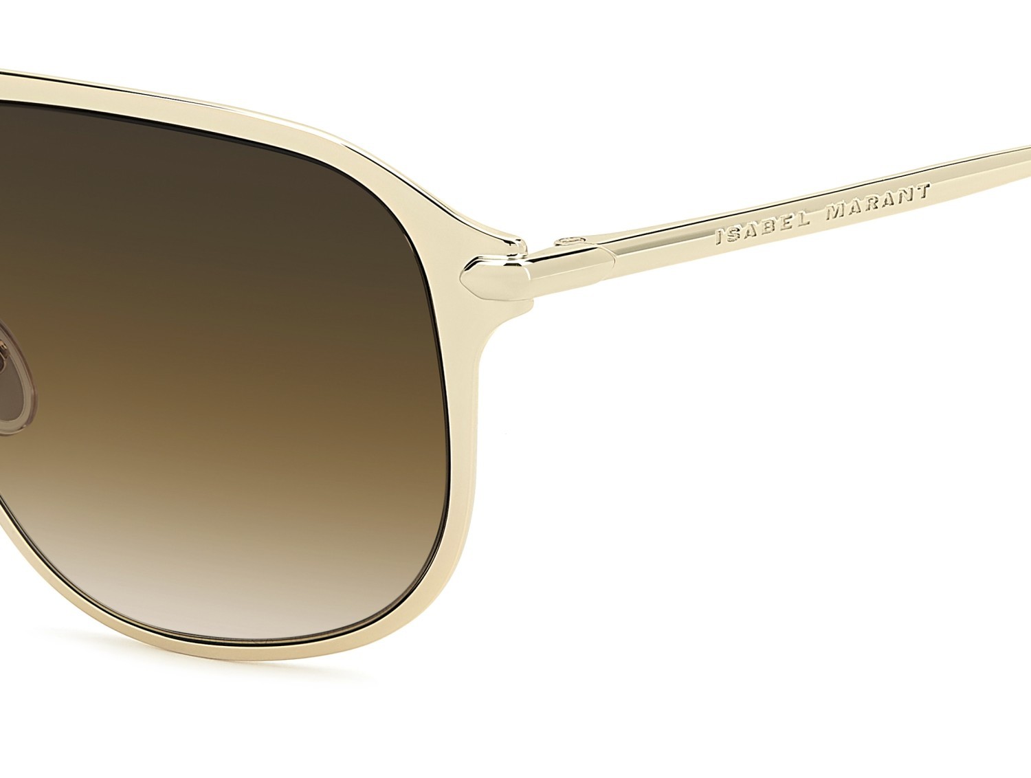 Sunglasses Isabel Marant Im 0268/S 209671 J5G N4 color gold shape aviator lenses brown shaded brick