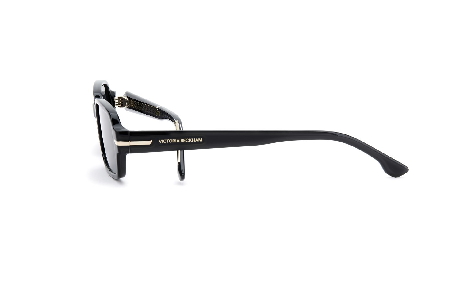 Sunglasses Victoria Beckham Vb 1012/S 209699 807 IR color black shape rectangle lenses grey