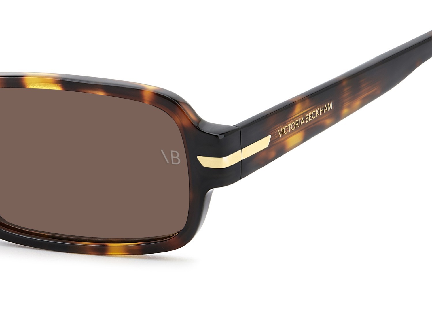 Sunglasses Victoria Beckham Vb 1012/S 209699 WR9 70 color brown havana shape rectangle lenses brown