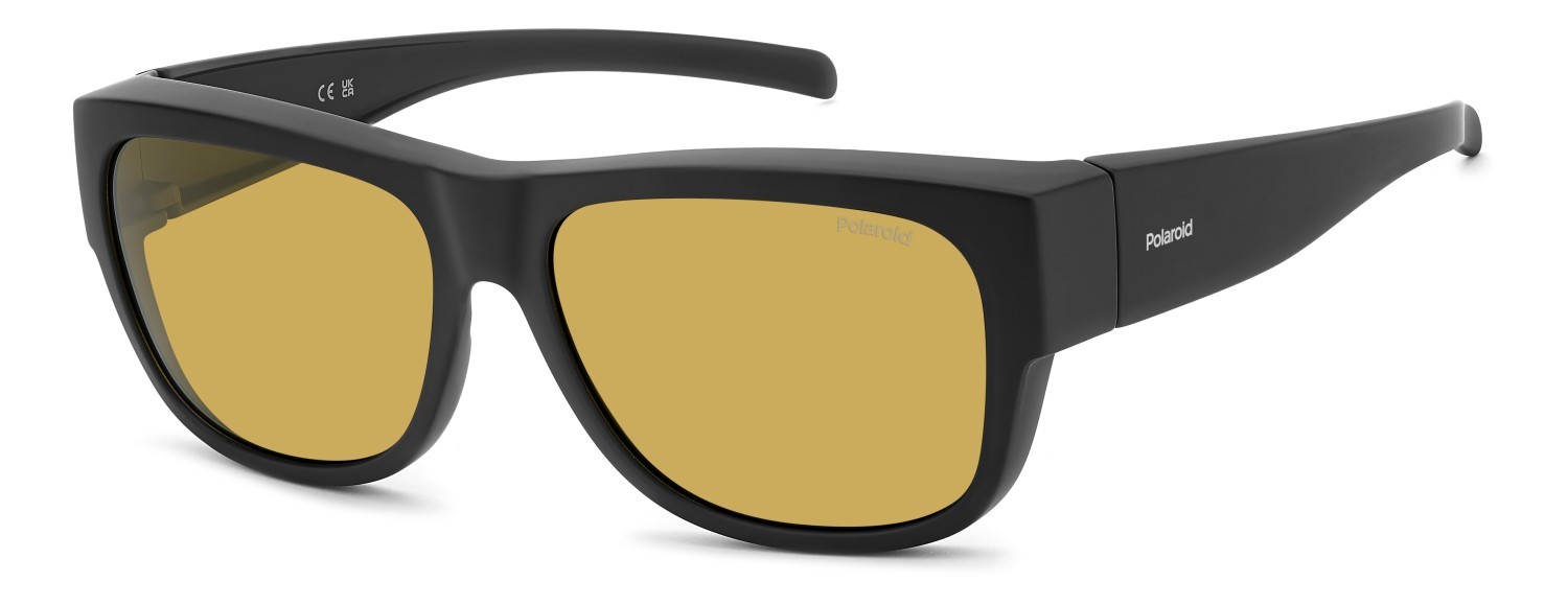 Sunglasses Polaroid Pld 9003/S 230407 003 MU color matte black shape square lenses yellow polarized