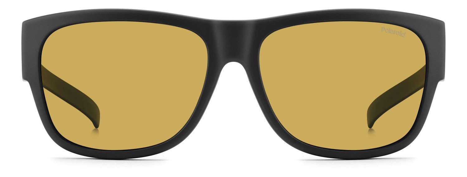 Sunglasses Polaroid Pld 9003/S 230407 003 MU color matte black shape square lenses yellow polarized