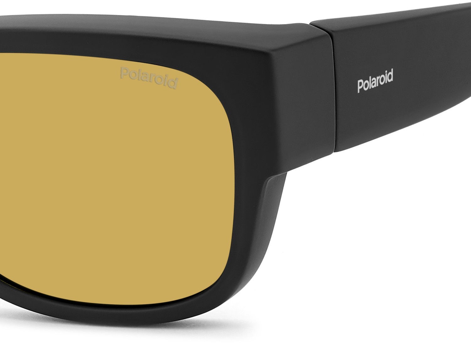 Sunglasses Polaroid Pld 9003/S 230407 003 MU color matte black shape square lenses yellow polarized