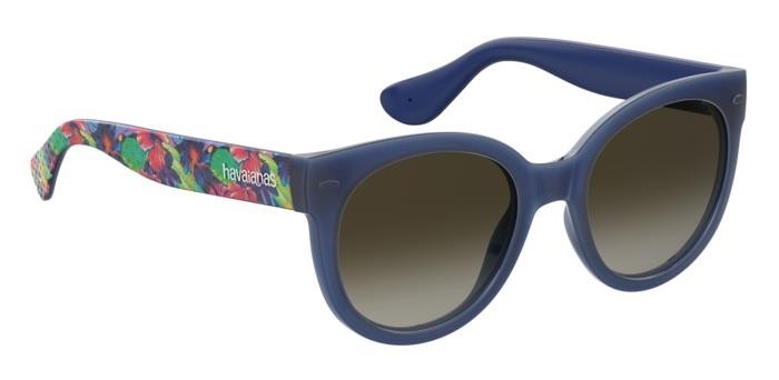 Sonnenbrillen Havaianas Noronha/M 233670 (S6F HA) farbe blue pattern form cat-eye gläser brown shaded