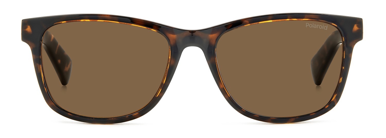 Reading glasses Polaroid Pld 0030/R 310272 086 color havana shape rectangle lenses copper polarized