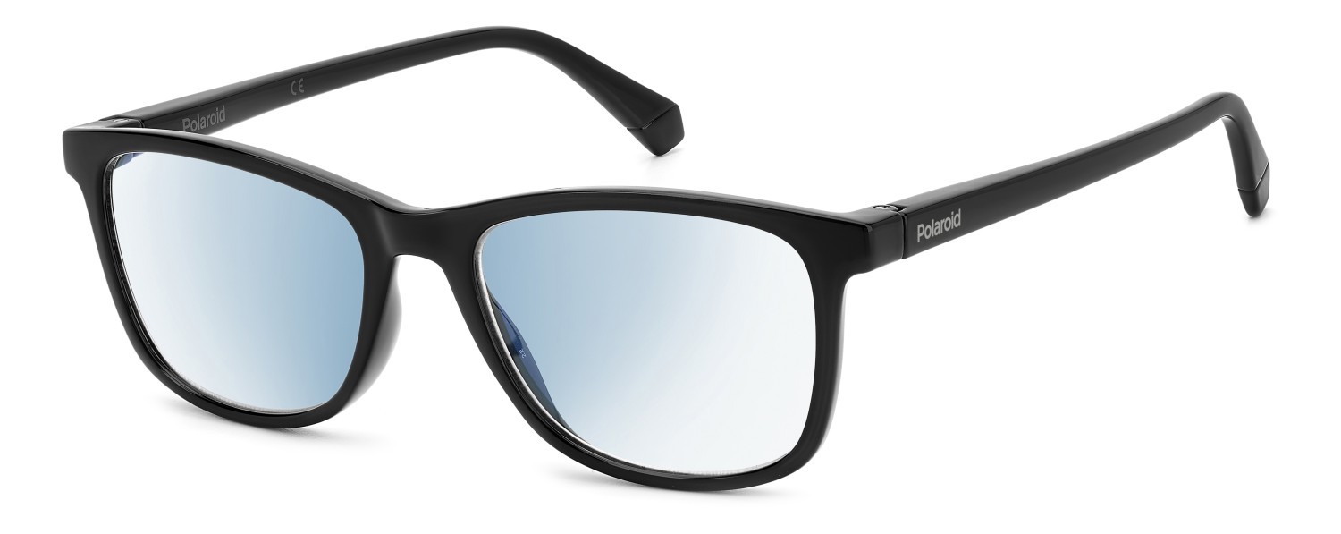 Reading glasses Polaroid Pld 0033/R 310284 807 color black shape rectangle lenses blue absorber