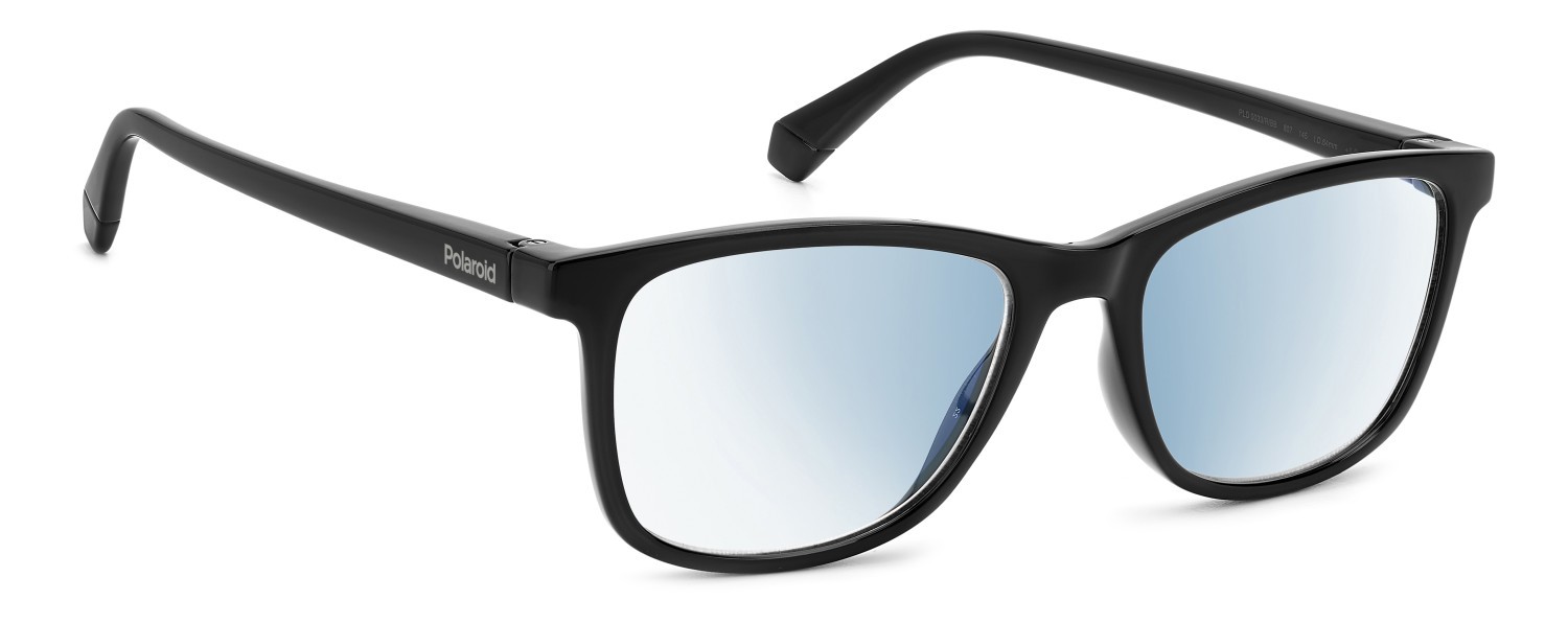Reading glasses Polaroid Pld 0033/R 310284 807 color black shape rectangle lenses blue absorber