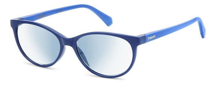 Reading glasses Polaroid Pld 0036/R 310303 (PJP) color blue shape round 