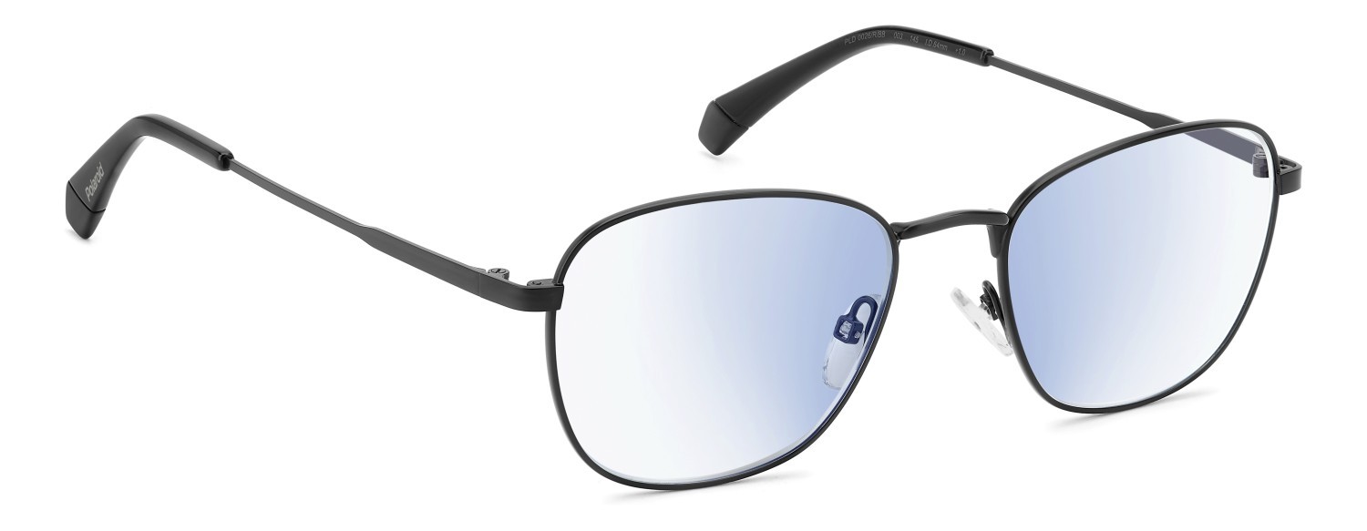 Lesebrille Polaroid Pld 0026/R 310315 003 farbe matte black form rechteckig gläser blue absorber